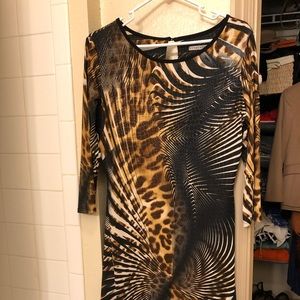 Animal print dress